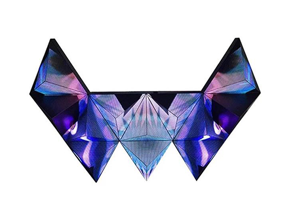 KTV牛角LED异形屏